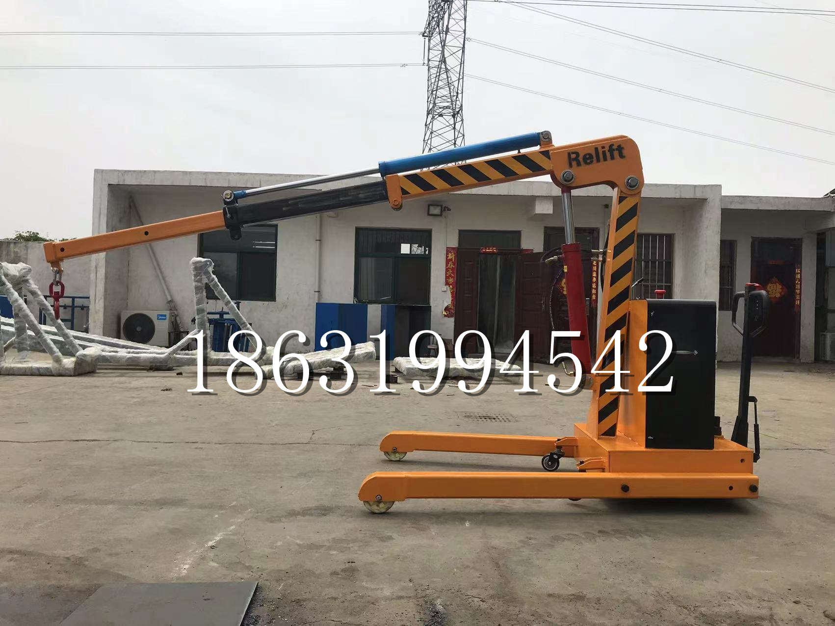 东川区久征定做3吨三轮随车吊 农用园林绿化移树吊 平板工程用小吊机